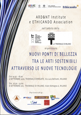 6 e 8 settembre 2016 - Nuovi Ponti di Bellezza tra le Arti Sostenibili - Marco Eugenio Di Giandomenico