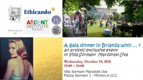 A gala dinner in Brianza with …? Artistic exclusive events in Villa Sormani - Marco Eugenio Di Giandomenico