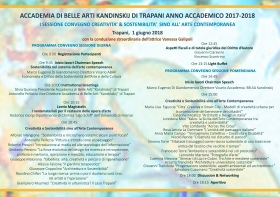 01.06.2018 - Convegno CREATIVITA' & SOSTENIBILITA' SINO ALL'ARTE CONTEMPORANEA - Marco Eugenio Di Giandomenico