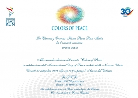 21.09.2018 - Evento COLOR OF PEACE - Marco Eugenio Di Giandomenico