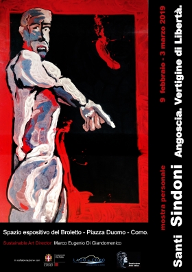 09.02.2019 - Mostra Artista SANTI SINDONI - ANGOSCIA. VERTIGINE DI LIBERTA' - Marco Eugenio Di Giandomenico