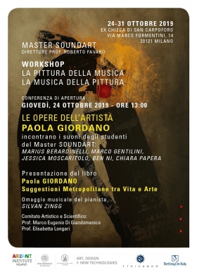 24.10.2019 - Mostra Personale dell'Artista PAOLA GIORDANO in Accademia di Brera - Marco Eugenio Di Giandomenico