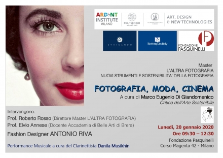 20.01.2020 - Conferenza FOTOGRAFIA, MODA, CINEMA - Marco Eugenio Di Giandomenico