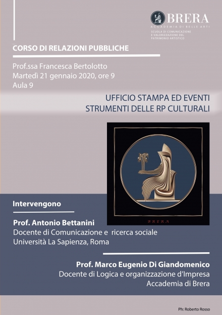 21.01.2020 - Conferenza UFFICIO STAMPA ED EVENTI. STRUMENTI DELLE RP CULTURALI - Marco Eugenio Di Giandomenico